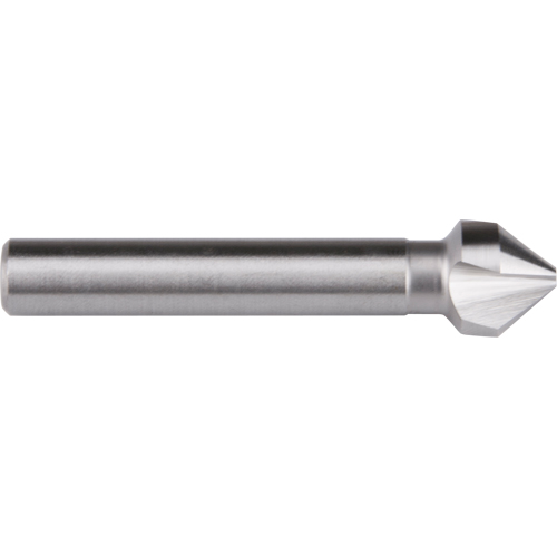 Fraise &agrave; queue droite, 8,3 mm, Acier rapide, Angle de 82°, 3 cannelures Canadian Safety Group Inc.