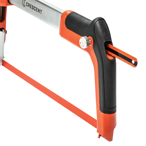 Scie &agrave; m&eacute;taux &agrave; tension rapide avec poign&eacute;e &agrave; double mat&eacute;riau, 12", Prise Ergonomique Canadian Safety Group Inc.