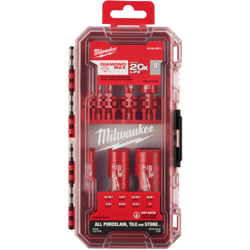 Diamond Max Hole Saw Bit Set, 8 Pieces Canadian Safety Group Inc.