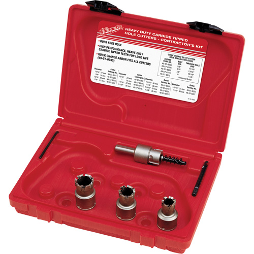 Sheet Metal Carbide Cutter Electrician's Kit, 5 Pieces Canadian Safety Group Inc.