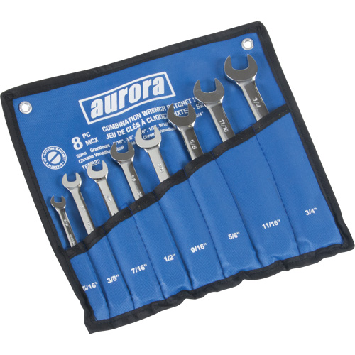 Jeu de cl&eacute;s &agrave; cliquet &agrave; t&ecirc;te fixe, Combinaison, 8 morceaux, Imp&eacute;rial Canadian Safety Group Inc.