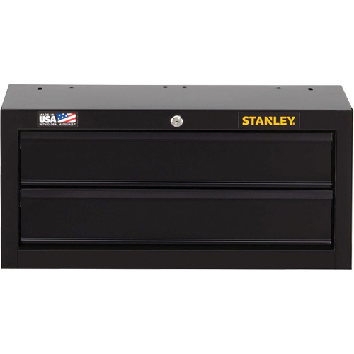 100 Series Middle Tool Chest, 26" W, 2 Drawers, Black Canadian Safety Group Inc.
