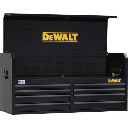 Tool Chest, 51-1/2" W, 8 Drawers, Black Canadian Safety Group Inc.