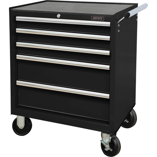 Chariot &agrave; outils industriel, 5 tiroirs, 27" la x 18-3/4" p x 31-1/2" h, Noir Canadian Safety Group Inc.