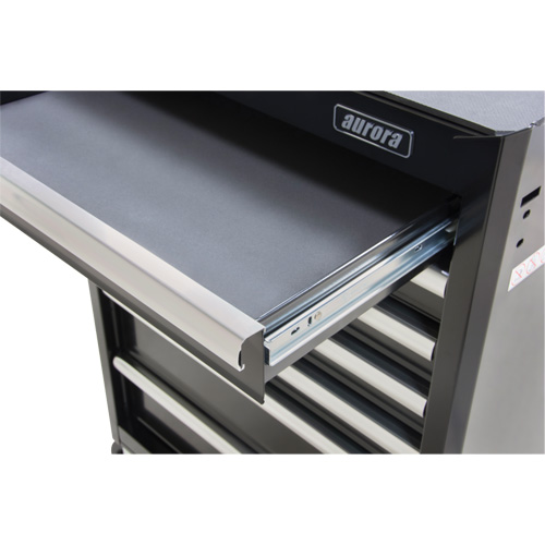Industrial Tool Cart, 7 Drawers, 27" W x 18-3/4" D x 39" H, Black Canadian Safety Group Inc.