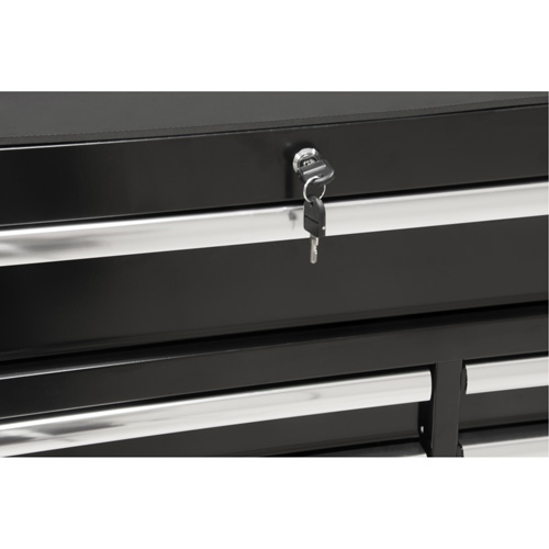 Chariot &agrave; outils industriel, 11 tiroirs, 41" la x 18-3/4" p x 39-1/3" h, Noir Canadian Safety Group Inc.