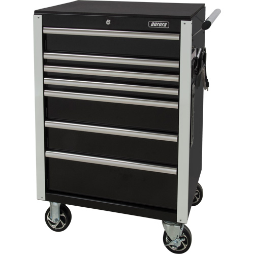 Chariot &agrave; outils &agrave; usage intensif, 7 tiroirs, 28" la x 22" p x 42-3/8" h, Noir Canadian Safety Group Inc.
