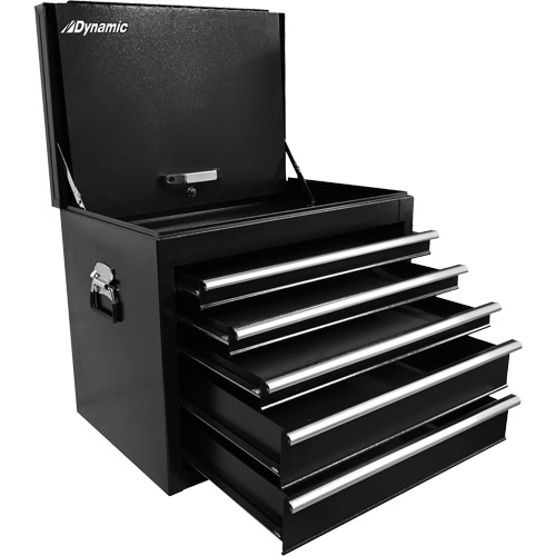 Truck Tool Box, 27" W, 5 Drawers, Black Canadian Safety Group Inc.