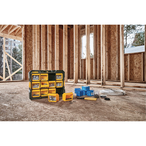 Organisateur Flip-Bin, 3-7/8" la x 17-3/4" p x 13-7/8" h, Noir/Jaune Canadian Safety Group Inc.