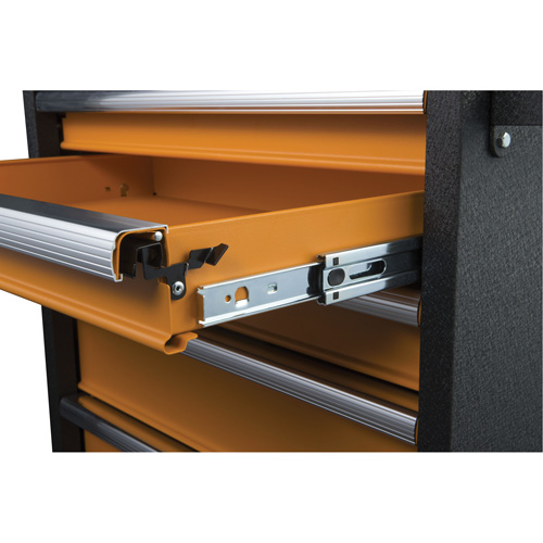 GSX Series Tool Chest, 26" W, 4 Drawers, Black/Orange Canadian Safety Group Inc.