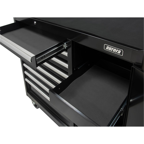Industrial Tool Cart, 8 Drawers, 44-3/10" W x 21-1/10" D x 36-7/10" H, Black Canadian Safety Group Inc.