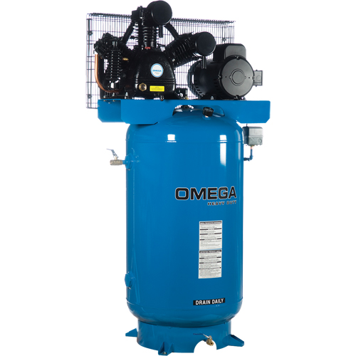 Industrial Series Air Compressors - Horizontal Compressor - Two Stages, 66.6 Gal. (80 US Gal) Canadian Safety Group Inc.