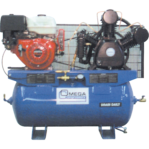 Industrial Series Air Compressors - Engine Compressors, 25 Gal. (30 US Gal) Canadian Safety Group Inc.