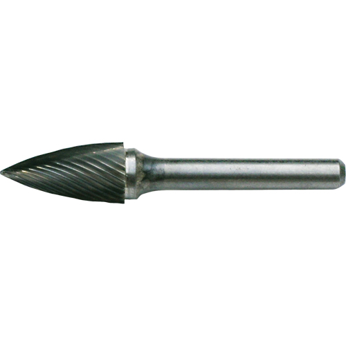 Fraises au carbure solide - Arboriforme avec extr&eacute;mit&eacute; en pointe CLEVELAND, , 1/8" dia., 1/8" Tige, 5/16" Prof. de la coupe Canadian Safety Group Inc.