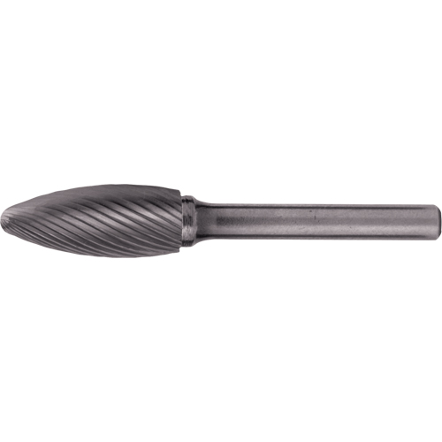 Fraises au carbure solide - Forme de flamme CLEVELAND, 1/8" dia., 1/8" Tige Canadian Safety Group Inc.
