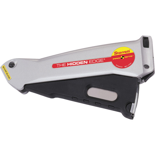 Hidden Edge&reg; Knife, 19 mm, Steel, Aluminum Handle Canadian Safety Group Inc.