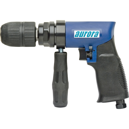 Perceuse r&eacute;versible pneumatique 1/2", 4 pi³/min, 1/4" NPT, 88 dBA, 1/2" mandrin Canadian Safety Group Inc.