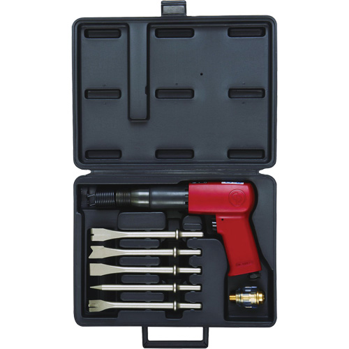 Ensemble de marteau pneumatique de s&eacute;rie lourde, 25 pi³/min, 1/4", 2300 coups/min, 3/4" x 3-1/2" (19 mm x 89 mm) Canadian Safety Group Inc.