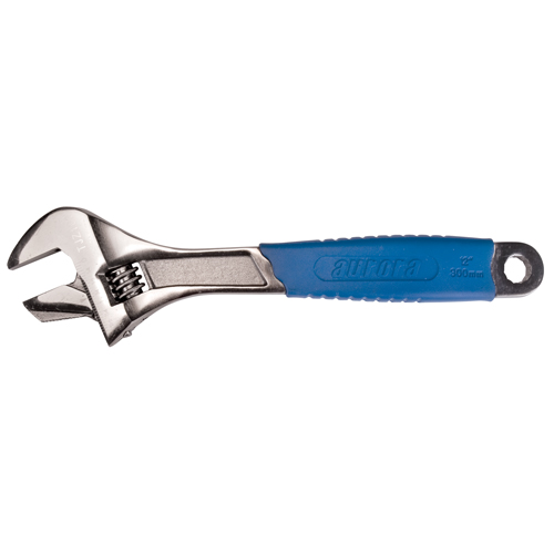 Adjustable Wrench, 12" L, 1-5/8" Max Width, Black Canadian Safety Group Inc.