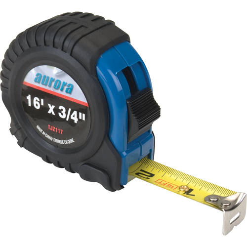 Ruban &agrave; mesurer, 3/4" x 16', Marques de goujon po/pi Canadian Safety Group Inc.