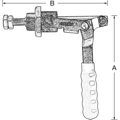 Straight Line Hold Down Clamps, 300 lbs. Clamping Force Canadian Safety Group Inc.