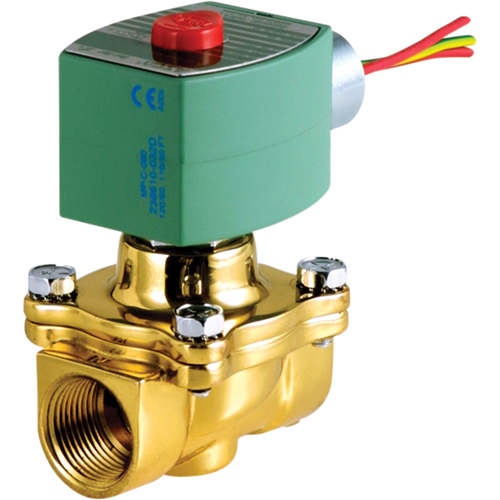 &eacute;lectrovannes &agrave; commande pilote deux voies, Tuyau de 1/2", 150 psi Canadian Safety Group Inc.