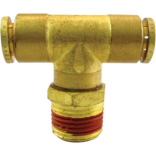 P.T.C. Swivel Male Branch Tees, Brass, 1/8" Canadian Safety Group Inc.