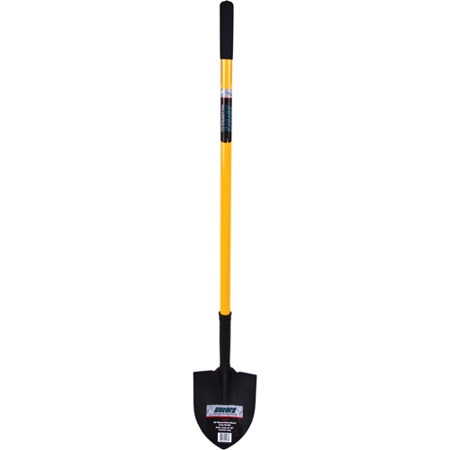 Round Point Shovel, Tempered Steel Blade, Fiberglass, Straight Handle Canadian Safety Group Inc.