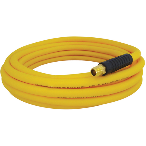 Easyflex Premium Hoses with Fittings, Air/Water, Technopolymer, 3/8" dia. x 100', 300 psi, 1/4 NPT Canadian Safety Group Inc.