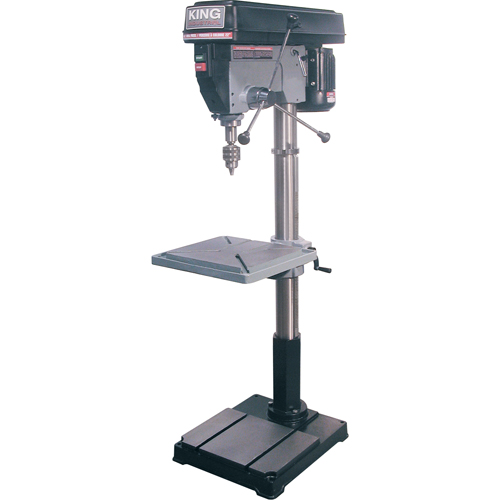 Perceuses &agrave; colonne de plancher, 22", Mandrin 3/4", 4200 tr/min Canadian Safety Group Inc.