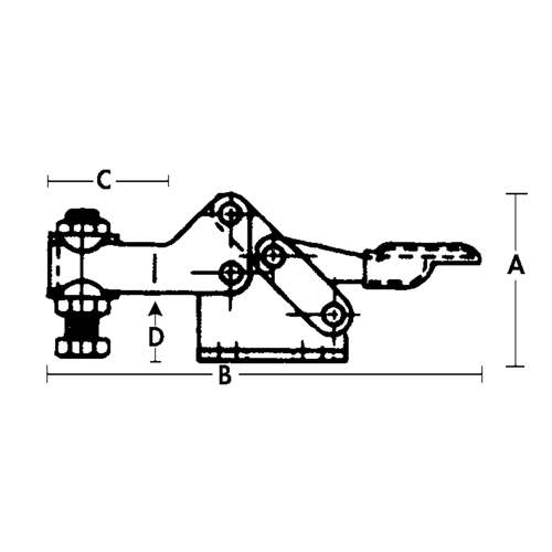 Horizontal Hold-Down Clamps - 205 Series Canadian Safety Group Inc.