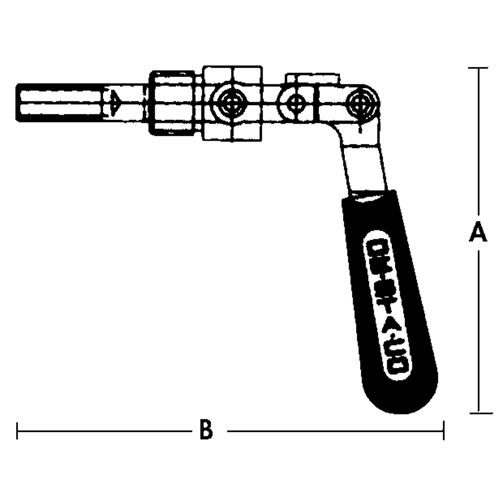 Straight Line Clamps - 601 Series, 5/8" (15.875 mm) Capacity, 100 lbs. Clamping Force Canadian Safety Group Inc.