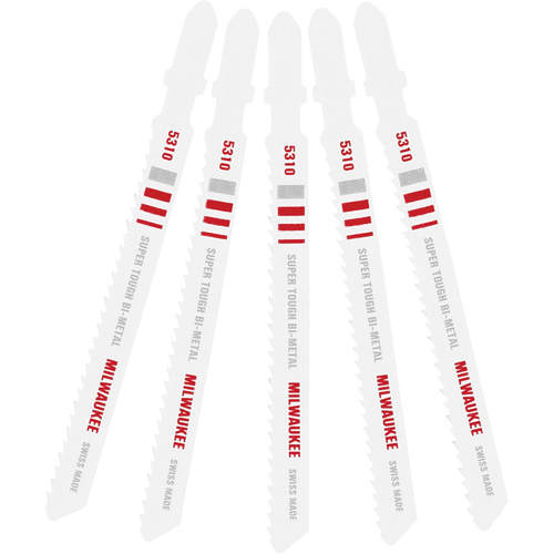 Lame de scie sauteuse, Bim&eacute;tal, Tige en T, 4" lo, 10 dents par pouce Canadian Safety Group Inc.