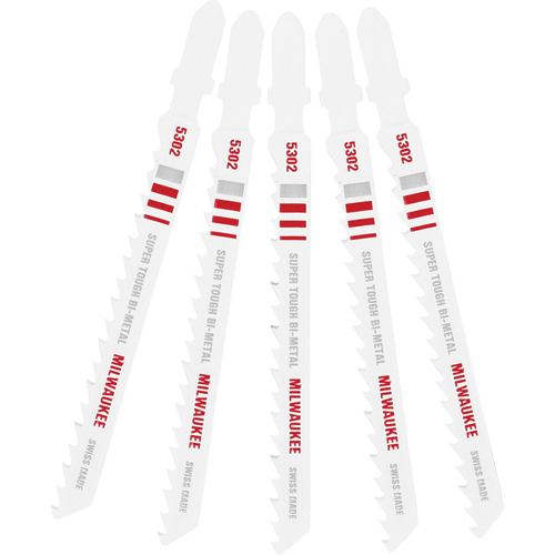 Lame de scie sauteuse, Bim&eacute;tal, Tige en T, 4" lo, 6 dents par pouce Canadian Safety Group Inc.
