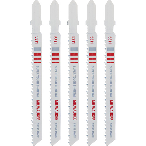 Lame de scie sauteuse, Bim&eacute;tal, Tige en T, 4" lo, 10 dents par pouce Canadian Safety Group Inc.