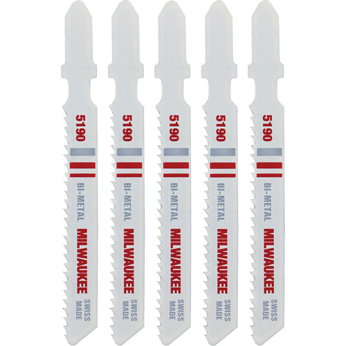 Lame de scie sauteuse, Bim&eacute;tal, Tige en T, 3" lo, 14 dents par pouce Canadian Safety Group Inc.