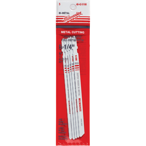 Lame de scie sauteuse, Bim&eacute;tal, Tige en T, 5-1/4" lo, 24 dents par pouce Canadian Safety Group Inc.