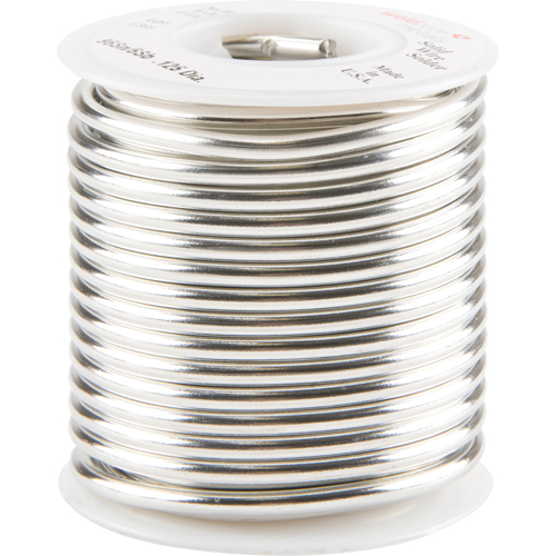 M&eacute;tal d'apport standard, Sans plomb, 95 % d'&eacute;tain, 5 % d'antimoine, &acirc;me Plein, dia. 0,125" Canadian Safety Group Inc.