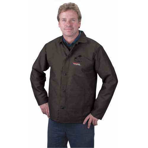 Veste ignifug&eacute;e, Coton, 4T-Grand, Noir Canadian Safety Group Inc.