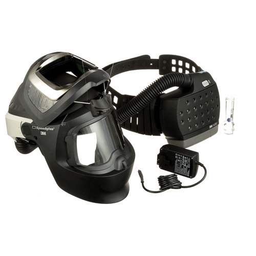 Respirateur d'&eacute;puration d'air propuls&eacute; Adflo, Masque de soudage, Pile Lithium-ion Canadian Safety Group Inc.