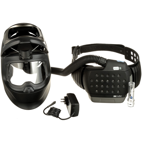 Respirateur d'&eacute;puration d'air propuls&eacute; Adflo, Masque de soudage, Pile Lithium-ion Canadian Safety Group Inc.