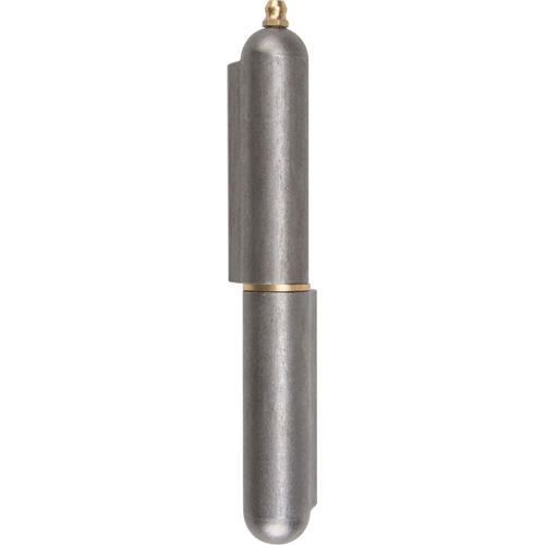 Weld-On Hinge, 0.787" Dia. x 5.906" L, Mild Steel w/Fixed Steel Pin Canadian Safety Group Inc.