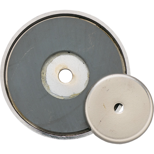 Pot magn&eacute;tique peu profond en c&eacute;ramique, dia. 1-3/8", Force de 12 lb Canadian Safety Group Inc.