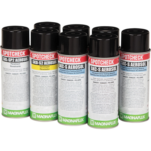 Solvent Removable Visible Penetrant Testing Kits, Kit Canadian Safety Group Inc.