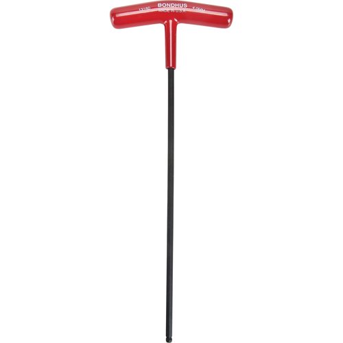 Cl&eacute; hexagonale individuelle m&eacute;trique, embout Sph&eacute;rique, 4 mm x 8,7" lo, Poign&eacute;e en T Canadian Safety Group Inc.