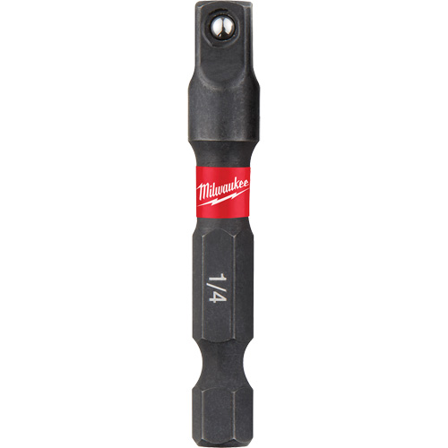 Shockwave Impact Driver Socket Adapters, 1/4" Drive Size, 1/4" Male Size, Ball, 1-7/8" L Canadian Safety Group Inc.