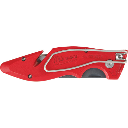 Fastback Flip Utility Knife, 2" Blade, Carbon Steel Blade, Metal Handle Canadian Safety Group Inc.