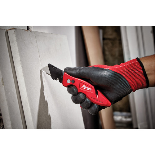 Fastback Flip Utility Knife, 2" Blade, Carbon Steel Blade, Metal Handle Canadian Safety Group Inc.