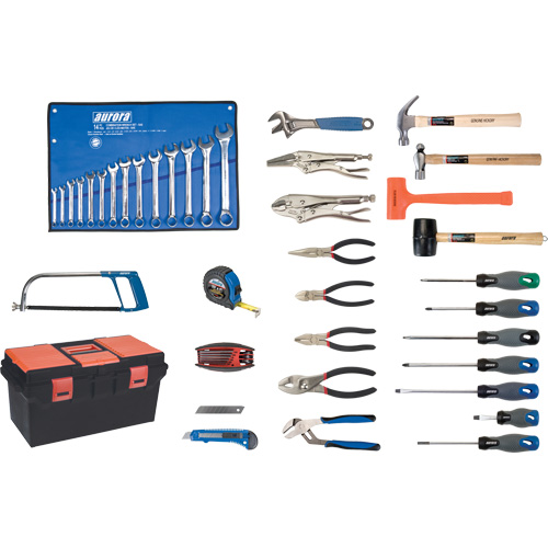 Jeu d'outils de luxe avec coffret en plastique, 56 morcea Canadian Safety Group Inc.