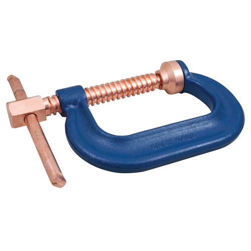 Serre-joint en C, Capacit&eacute; de 2" (51 mm), Profondeur de gorge de 1-3/4" (44 mm) Canadian Safety Group Inc.